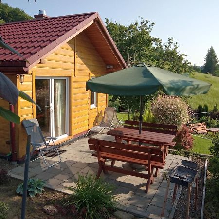 Domek W Bieszczadzkim Sadzie Bobrka Buitenkant foto