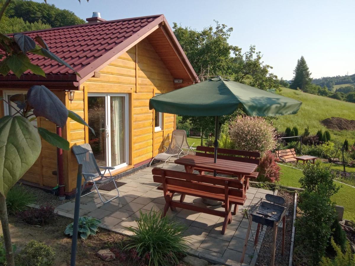 Domek W Bieszczadzkim Sadzie Bobrka Buitenkant foto